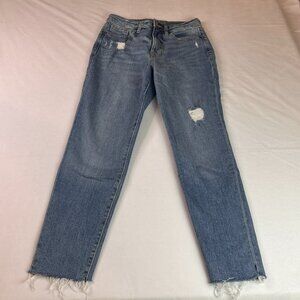 Old Navy High-Waisted OG Straight Leg Cut-Off Jeans